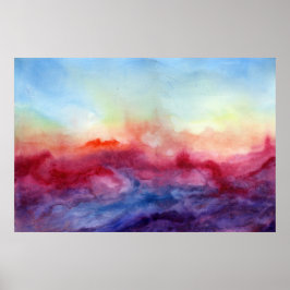 アルペギ水彩画プリントポスター ポスター