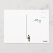 アルペドゥエスサイクリングデジタルプリント ポストカード (裏面)