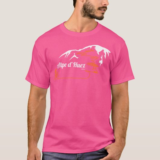 アルペドゥエスサイクリングプリント Tシャツ (正面)