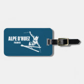 アルペドゥエスフランススキーヤー ラゲッジタグ (正面横)