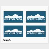 アルペドゥエス・フランスお願い 長方形シール (シート)