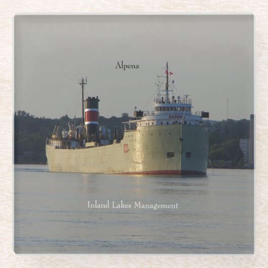 アルペナガラスコースター ガラスコースター (正面)