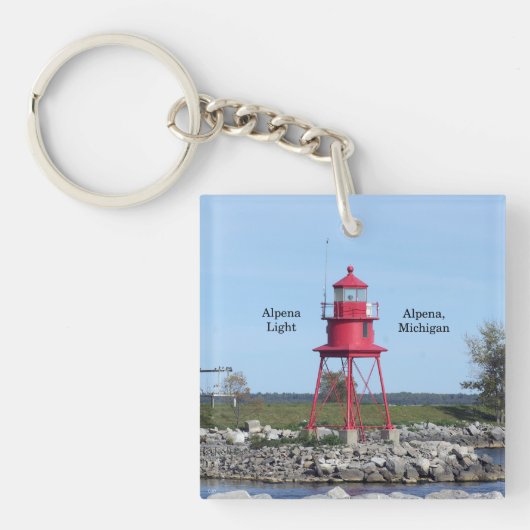 アルペナライトアクリルキーチェーン キーホルダー (正面)