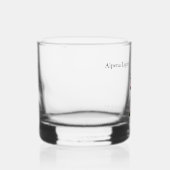 アルペナ灯台のガラス製品 ウイスキーグラス (右)