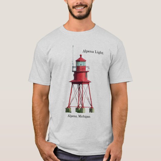 アルペナ灯台ライトTシャツ Tシャツ (正面)
