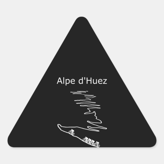 アルペフエスインフランスサイクリングデザインメンズ 三角形シール (正面)
