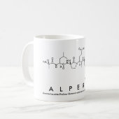 アルペレンペプチド名mug コーヒーマグカップ (正面左)