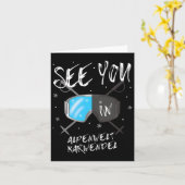 アルペンウェルカルウィンドルハイキングバケーションスキーでお会い カード (黄色い花)