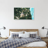 アルペングレードのローエマウン山カリフォルニア州ローエ キャンバスプリント (インサイチュ (寝室))