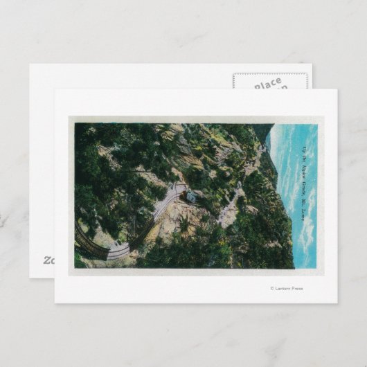 アルペングレードのローエマウン山カリフォルニア州ローエ ポストカード (正面/裏面)