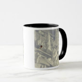 アルペンスキーヤー、太い雪の幽霊の中のビッグ マグカップ (正面右)