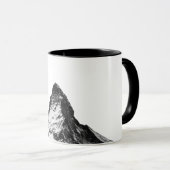 アルペンマウンテンマットホルンインブラック マグカップ (正面右)