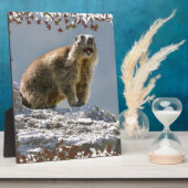 アルペンマーモッ葉ト(枠) フォトプラーク (側面)