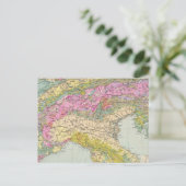 アルペンランダー – アルプスの地図 ポストカード (スタンド正面)