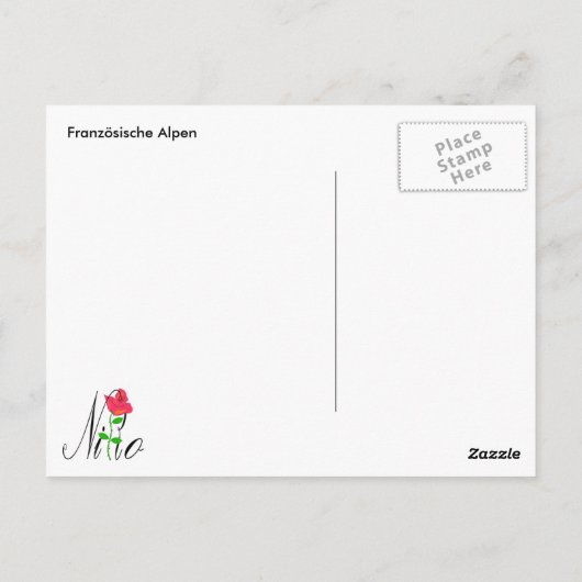 アルペン ポストカード (裏面)