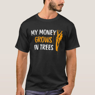 アルボリストツリークライマーロガーランバージャッキ男性へ Tシャツ