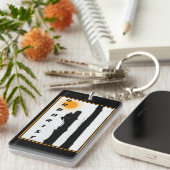 アルボリスト：ライジングサンシルエットツリークライマー キーホルダー (正面右)