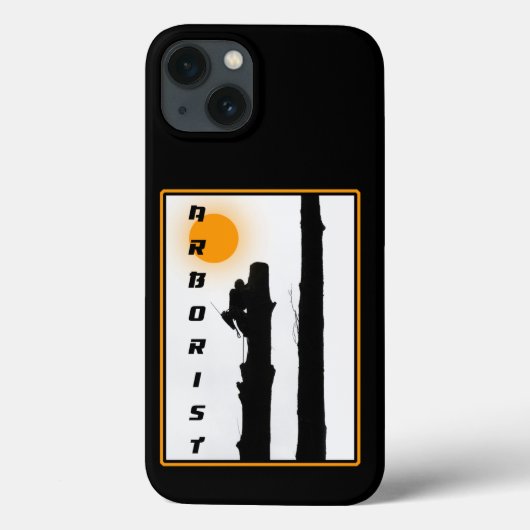 アルボリスト:ライジングサンシルエットツリークライマー Case-Mate iPhoneケース (裏面)