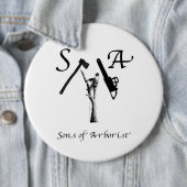 アルボリストArbアートチェーンソー 缶バッジ (インサイチュ)