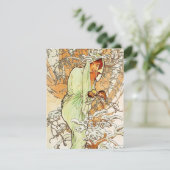 アルポンスミュシャウィンター招待状 招待状 (スタンド正面)