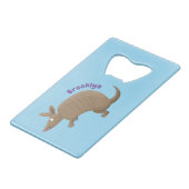 アルマおもしろいディッロhappy cartoonイラストレーション クレジットカード栓抜き (正面アングル)