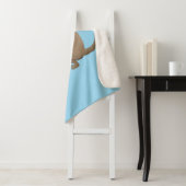 アルマおもしろいディッロhappy cartoonイラストレーション シェルパブランケット (インサイチュ)