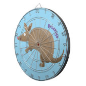 アルマおもしろいディッロhappy cartoonイラストレーション ダーツボード (正面右)