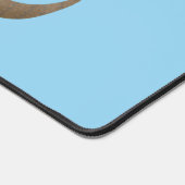 アルマおもしろいディッロhappy cartoonイラストレーション デスクマット (コーナー)