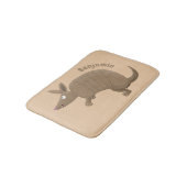 アルマおもしろいディッロhappy cartoonイラストレーション バスマット (アングル)