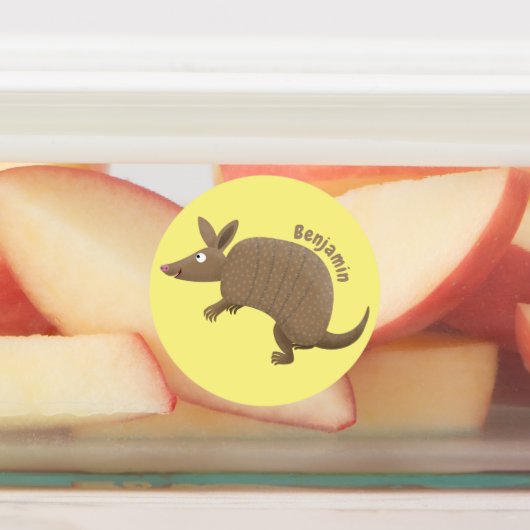 アルマおもしろいディッロhappy cartoonイラストレーション ラベル (貼付)