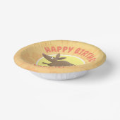 アルマおもしろいディロハッピーバースデー漫画 ペーパーボウル (傾斜あり)