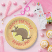 アルマおもしろいディロパーソナライズされたン誕生日 ペーパープレート (パーティー)