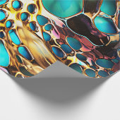 アルマイト加工された金属製外装紙 ラッピングペーパー (角)