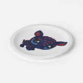 アルマジロのプレート ペーパープレート (アングル)