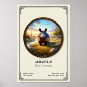 アルマジロの動物学シリーズ ポスター (正面)