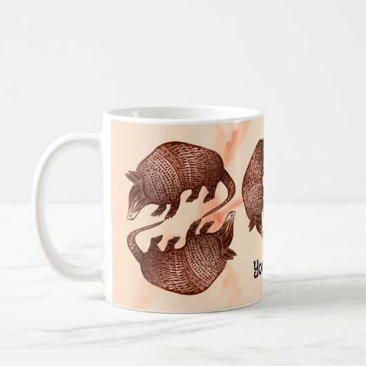 アルマジロの陰陽 コーヒーマグカップ (左)
