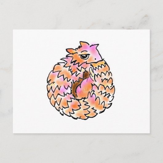 アルマジロトカゲちゃん ポストカード (正面)