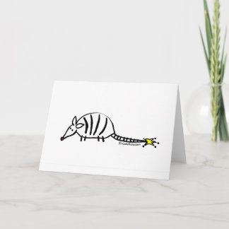 アルマジロホリデーグリーティングカード シーズンカード