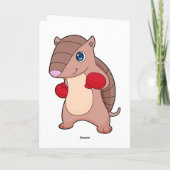 アルマジロボクシングボクサーボクシング手袋 カード (裏面)