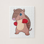 アルマジロボクシングボクサーボクシング手袋 ジグソーパズル (縦)