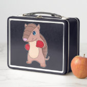 アルマジロボクシングボクサーボクシング手袋 メタルランチボックス (インサイチュ)