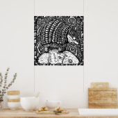 アルマジロ世界 ポスター (キッチン)