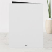 アルマジロ動物あいさつ感動的き カード (裏面)