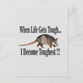 アルマジロ感動的動物 ポストカード (正面)