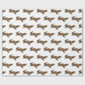 アルマジロ胴縁トカゲ漫画イラストレーション ラッピングペーパー (フラット)