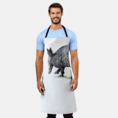 アルマジロ エプロン (着用した状態)