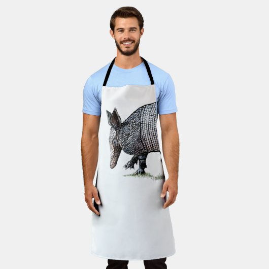 アルマジロ エプロン (着用した状態)