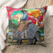 アルマジロ・カウボーイ クッション (ブランケット)