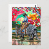 アルマジロ・カウボーイ ポストカード (正面/裏面)