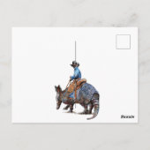 アルマジロ・カウボーイ ポストカード (裏面)